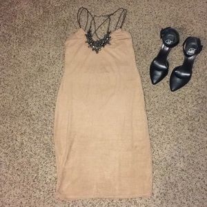 Light brown dress
